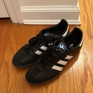 Classic Black Adidas Sambas!
